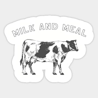 milk and meal Sticker